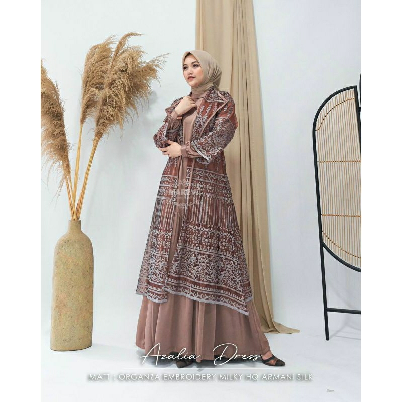 AZALIA DRESS BY MAREVI (MOTIF 2) (HANYA SIZE STANDAR)