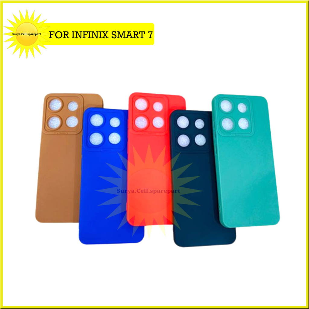 Case Slim Matte Pro Camera Infinix Smart 7 Hot 30 Play