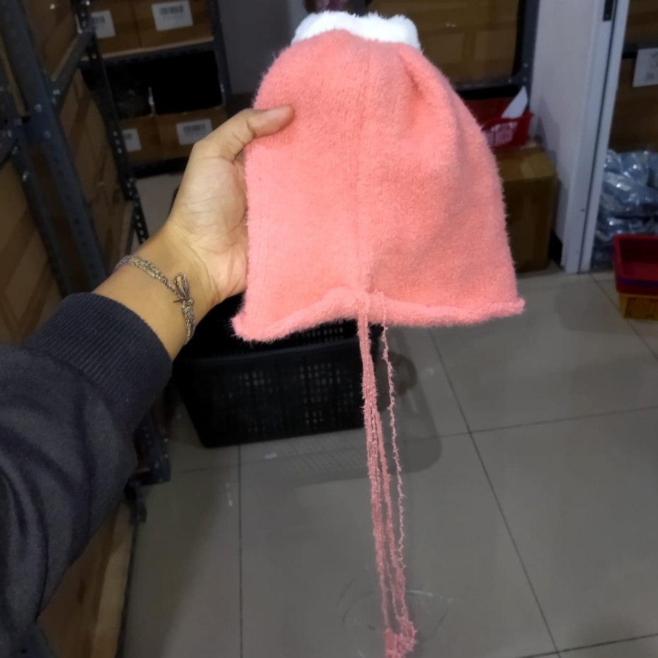 [REJECT JUAL MURAH] 0-3 thn || Topi Bayi Newborn Anak Polos Kupluk Karakter Lucu Emen Anak Impor OC