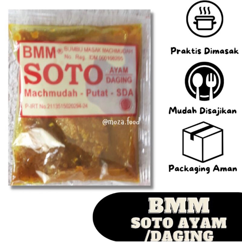

Bumbu Masak "BMM Soto " Machmudah Praktis / Bumbu Praktis / Bumbu Instan