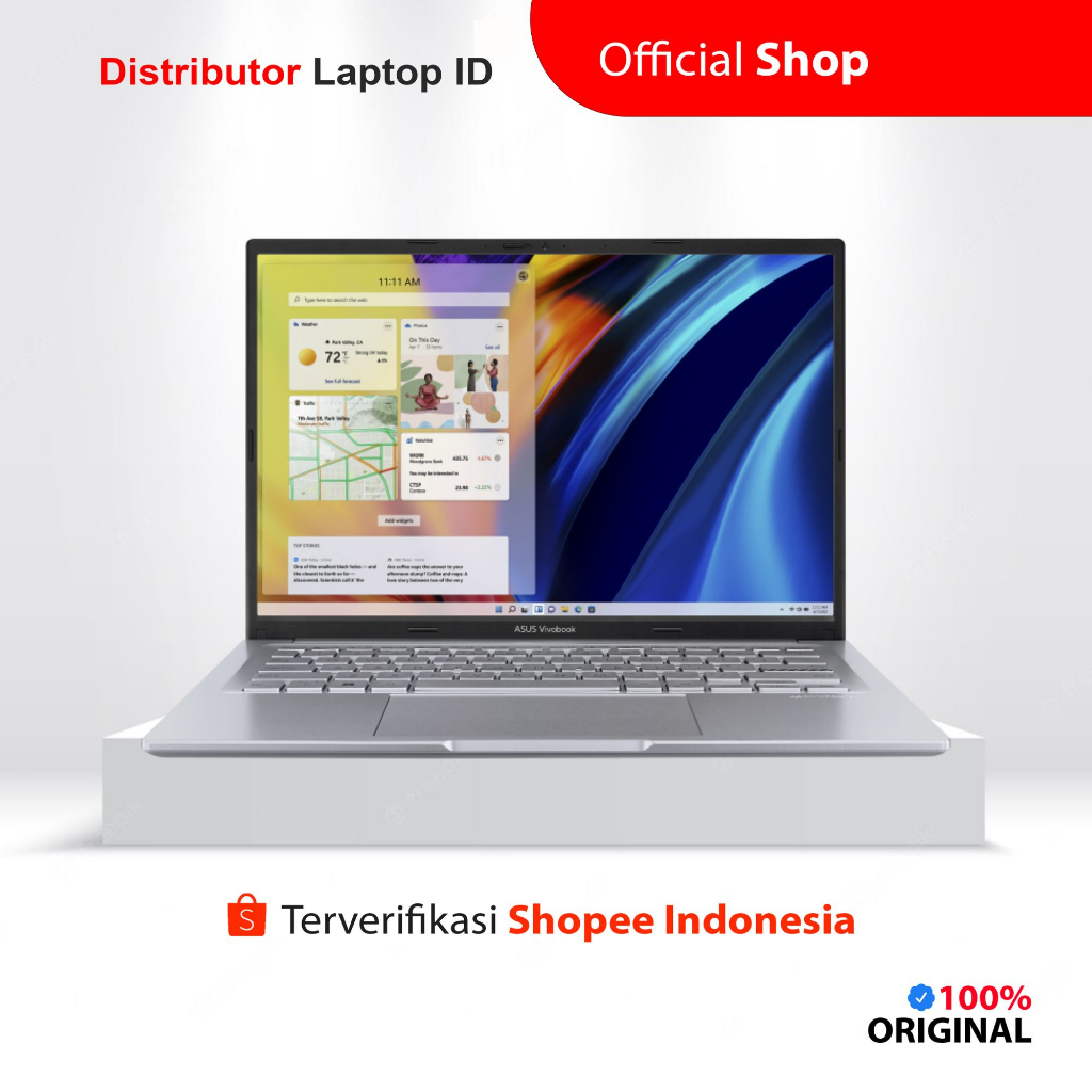 LAPTOP ASUS VIVOBOOK 14X M1403QA / RYZEN 5 5600H / RAM 8GB 512G SSD / 14 INCH WUXGA IPS / WINDOWS 11 OHS - CICILAN 0%