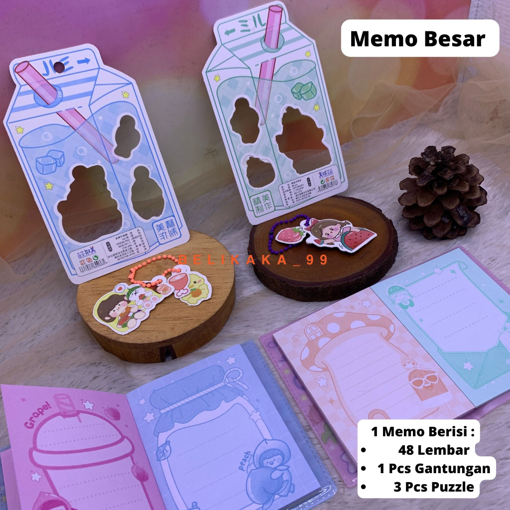 MEMO BESAR LUCU ISI 48 LEMBAR / NOTEBOOK LUCU MOTIF KARAKTER / BUKU MEMO CATATAN KECIL / BUKU CATATAN KECIL ANAK  / NOTEBOOK ANAK / NOTEBOOK KECIL / MEMO NOTEBOOK