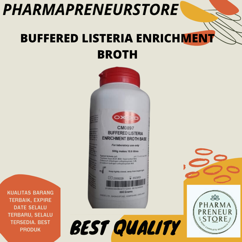 BUFFERED LISTERIA ENRICHMENT BROTH 500 GRAM OXOID BEST QUALITY