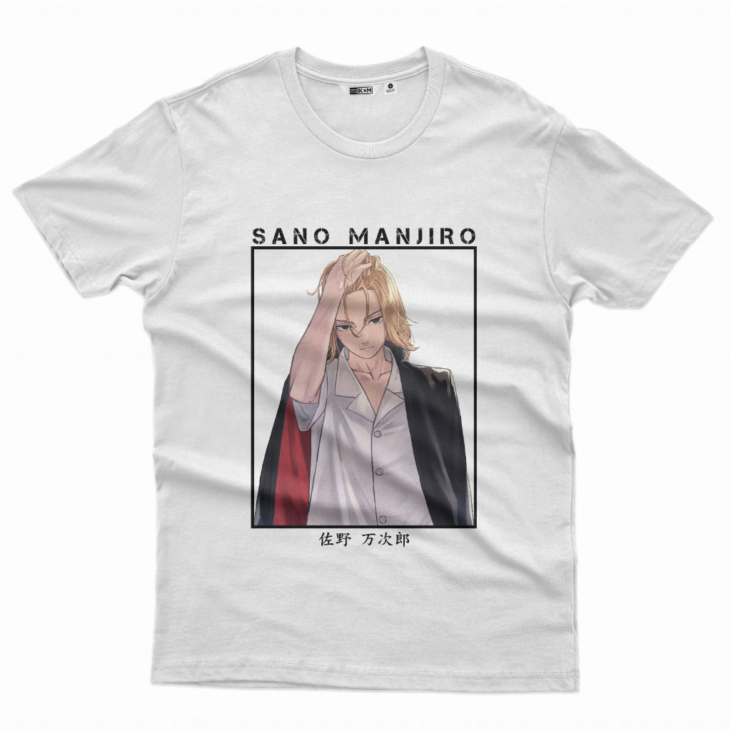 Tshirt Sano Manjiro Potrait Anime Manga Tokyo Revengers Premium Unisex