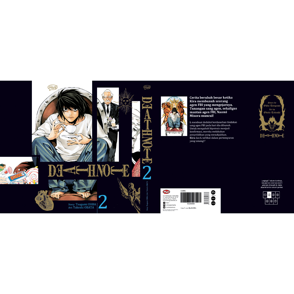 Komik Death Note New Edition 2 by TSUGUMI OHBA/TAKESHI OBATA