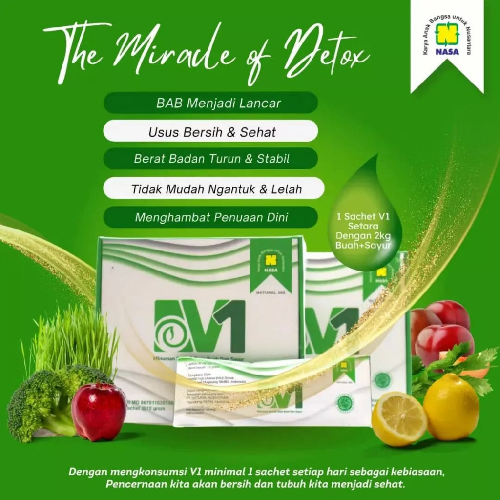 

NATURAL BIO V1 / MEMBANTU DETOX TIBUH / MELANCARKAN SISTEM PENCERNAAN / MEMBANTU MENGATASI OBESITAS / DIABETES / MENGATASI RESIKO JANTUNG