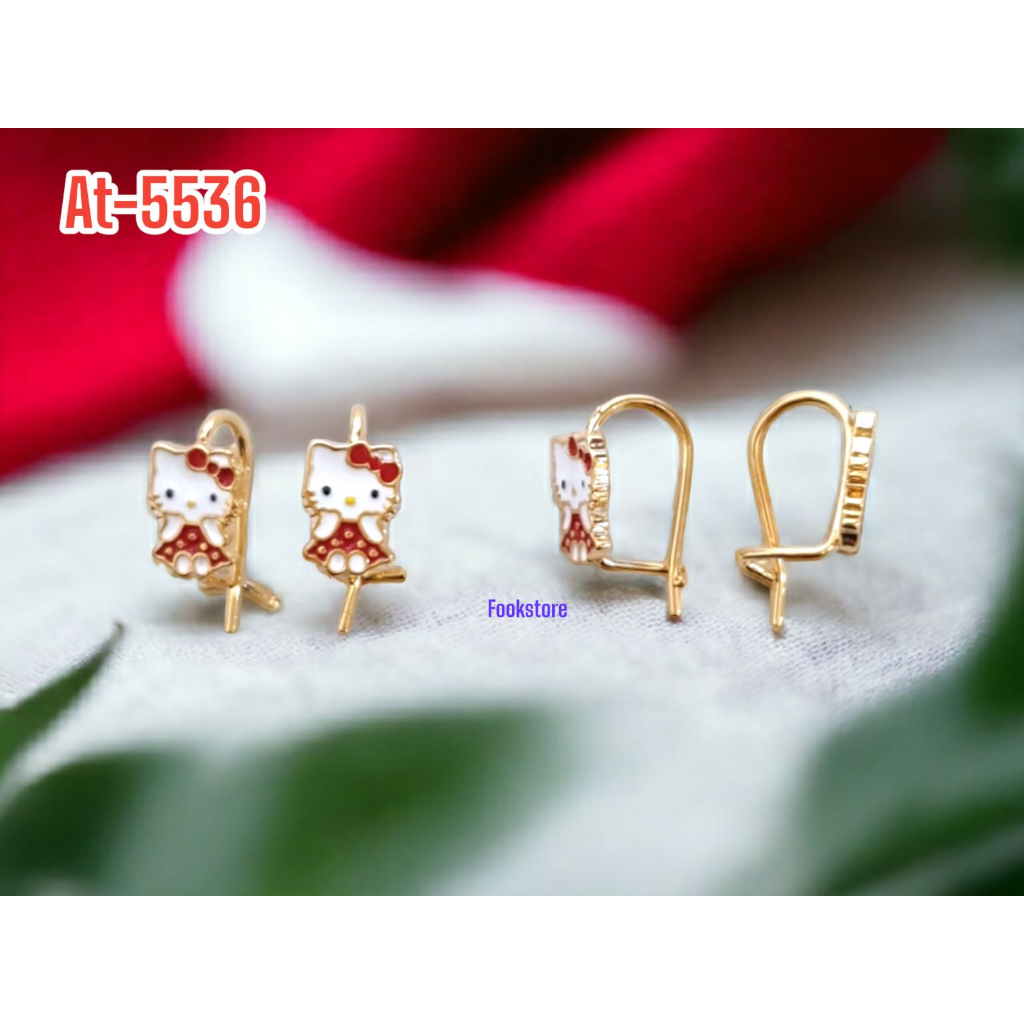 ANTING ANAK PEREMPUAN MOTIF KARTUN KARAKTER /AT-5534/AT-5535/AT-5536