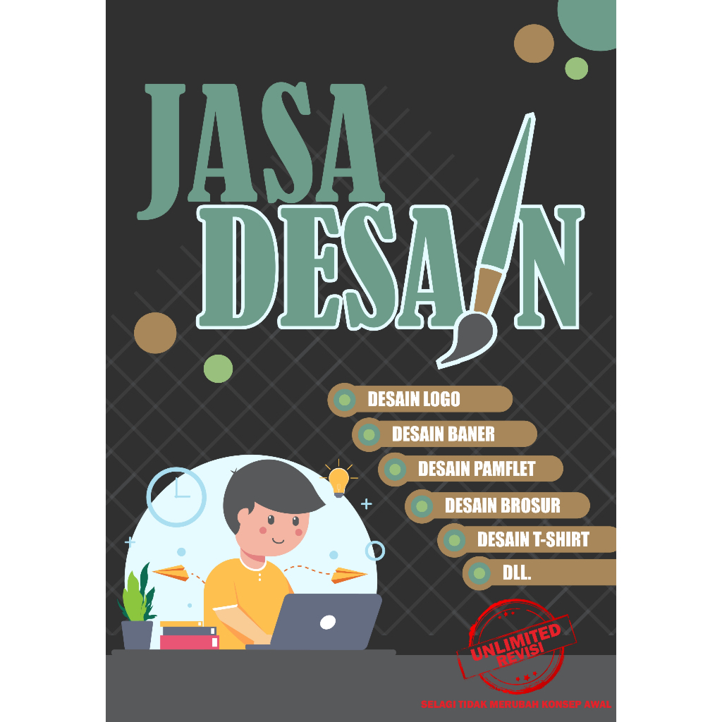 JASA DESAIN GRAFIS - DESAIN LOGO, PAMFLET, BROSUR DLL