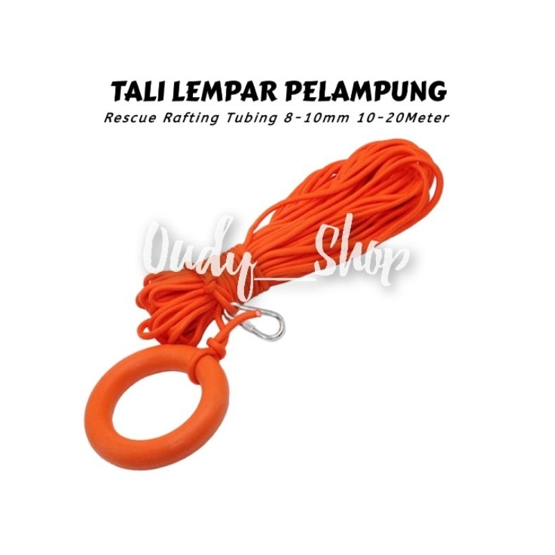 Tali Lempar Pelampung Perahu Rescue Rope Rafting Tubing Survival Kit