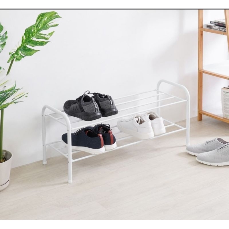 rak sepatu besi 2 tingkat ace hardware /shoes rack 2 tier besi kokoh sale