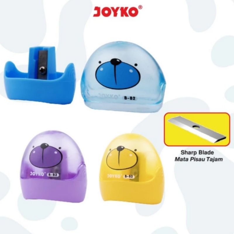 

Rautan bear beruang Joyko B-82 (1 pcs) / Serutan bear B-82 / Sharpener Joyko B-82