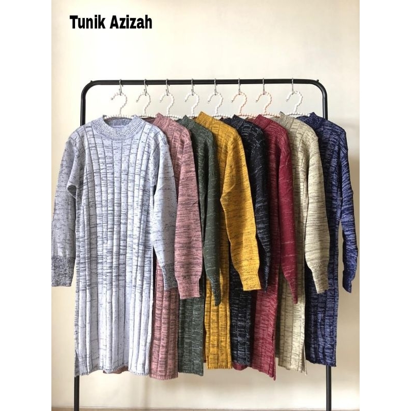 Long Tunik Rajut Tunik Panjang Rajut Tuis Atasan Panjang Kais Panjang