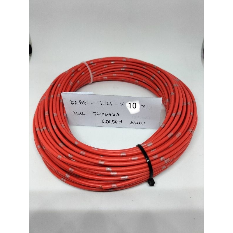 kabel 1.25 x 10 meter