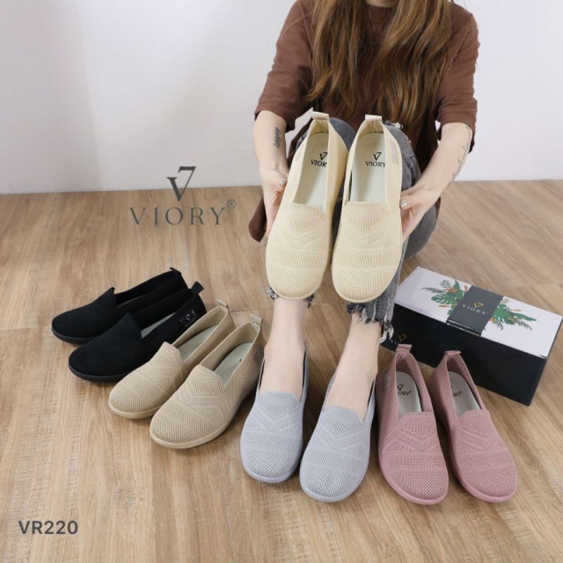 VIORY Sepatu Flat Kanvas Shoes #VR220 ORIGINAL