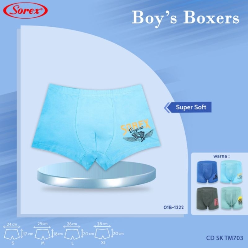 Sorex kids TM 703 Engine celana boxer  anak laki-laki S,M,L,XL