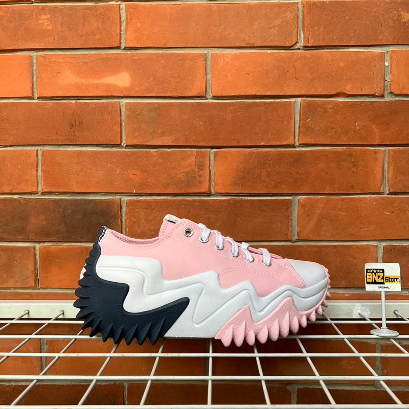 CONVERSE UNISEX RUN STAR MOTION CX PLATFORM SNEAKERS - SUNRISE PINK/NAVY/WHITE