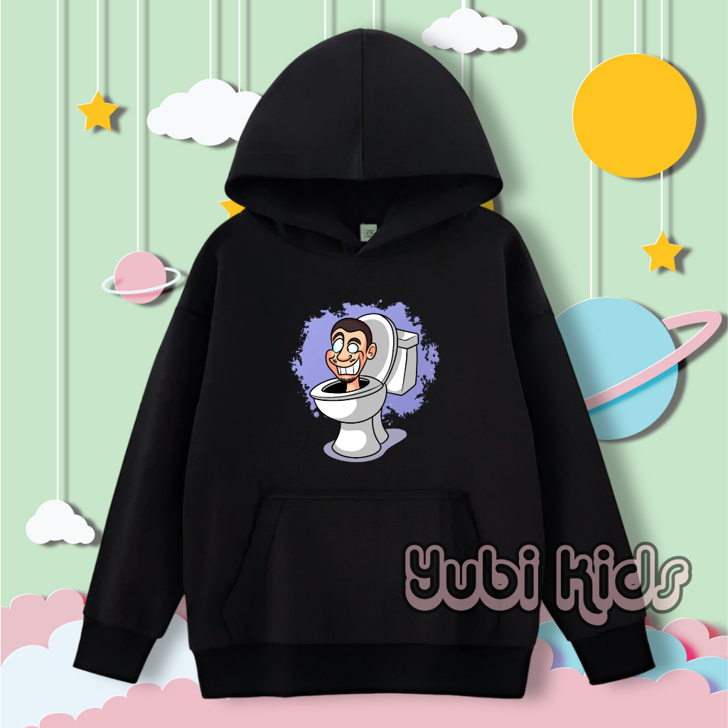 Hoodie Anak Skibidi Toilet / Sweater Anak Skibidi Toilet