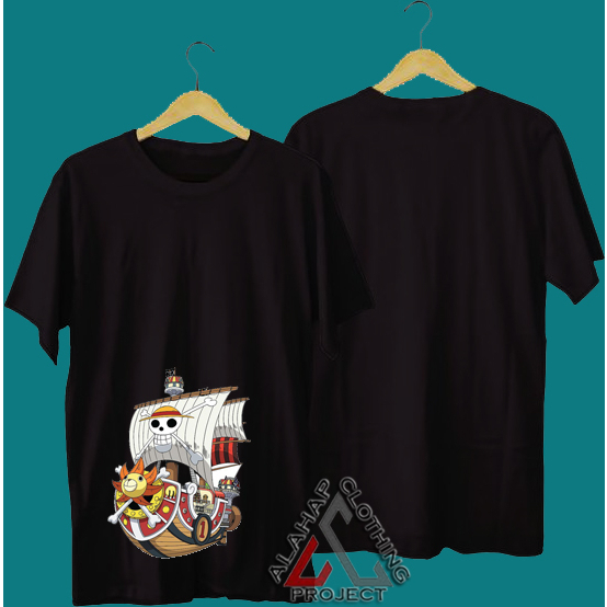 Baju Remaja Monkey D Luffy ONE PIECE Kapal Layar / Kaos Dewasa Monkey D Luffy ONE PIECE Kapal Layar