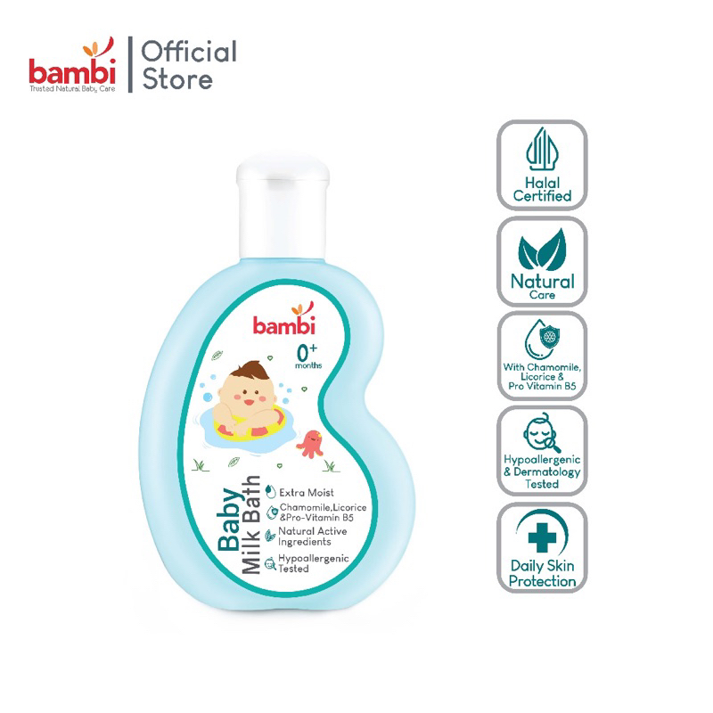 BAMBI Baby Milk Bath Extra Moist 100ml