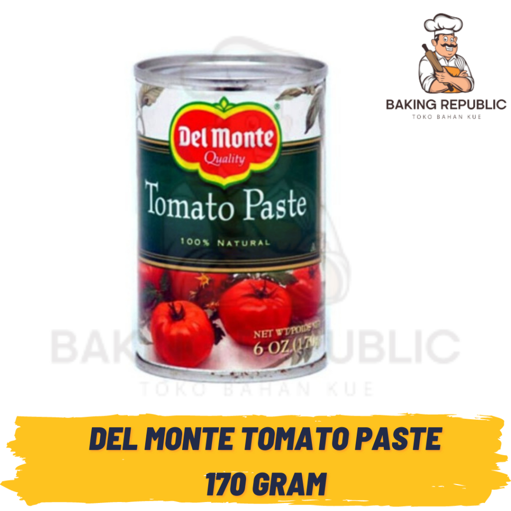 

DELMONTE TOMATO PASTE | 170 ML | DELMONTE PASTA PURE TOMAT