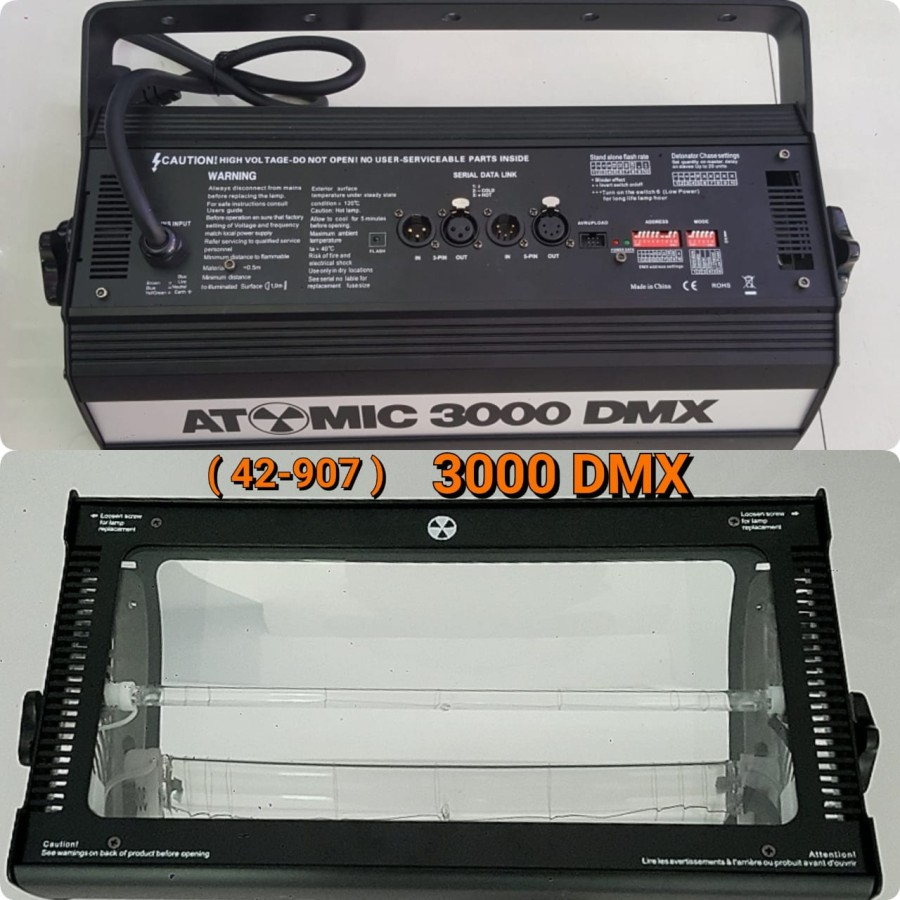 Lampu sorot blitz 3000 Watt lampu Strobo white bisa pakai dmx
