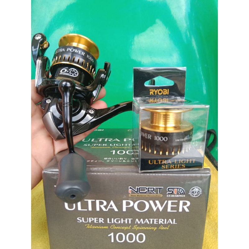 reel spining ryobi ultra power 1000 free spool 1000