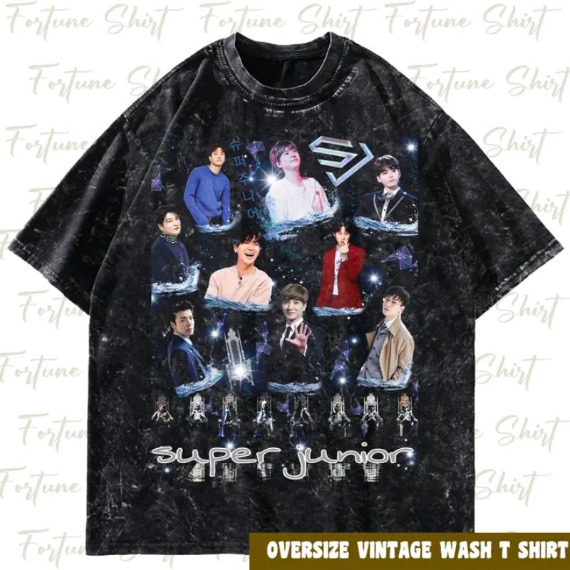 Kaos King Hallyu Wave Super Junior Premium Unisex Tshirt
