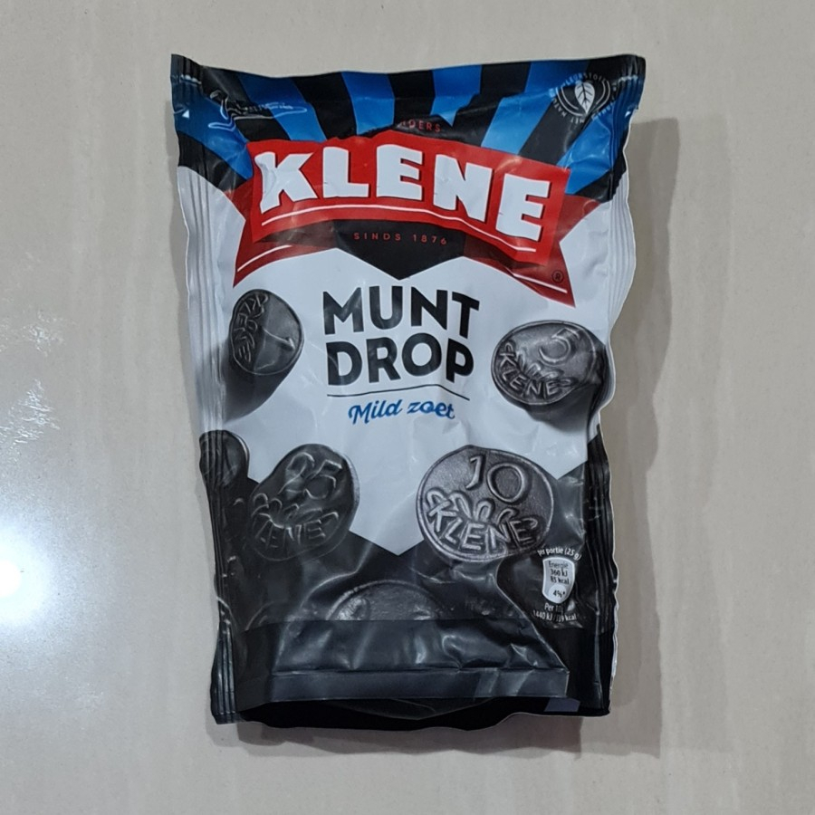 Permen Klene Mundrop Mild Zoet / Mild Sweet Coin Licorice 210 Gram