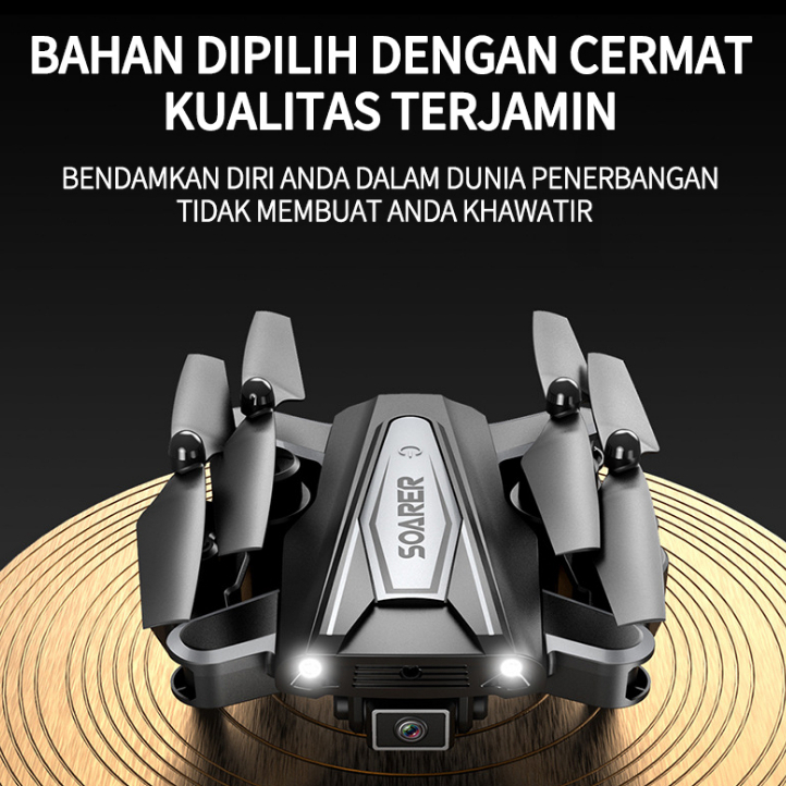 Drone E99 K3 PRO Mini Drone 4 K HD Dual kamera WIFI FPV Penghindaran Rintangan Lipat Profesional RC Drone Quadcopter