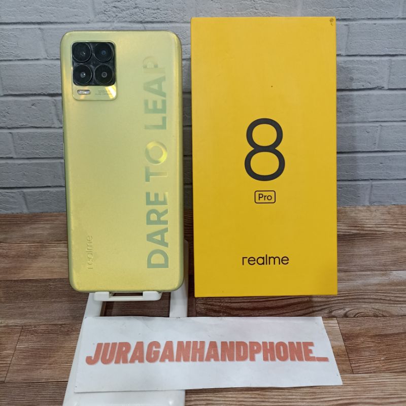 Realme 8 Pro Ram 8GB Internal 128GB 8/128GB Hp Second Seken Bekas Bergaransi