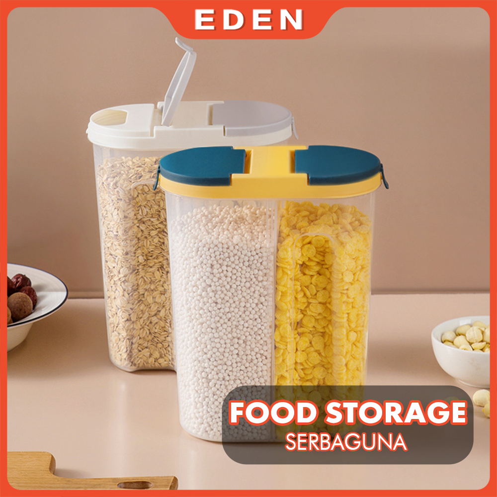 Food Storage Jar |  Tempat Penyimpanan Cereal  | Kontainer Makanan Kitchen Storage Bottle | PENYIMPANAN BIJI-BIJIAN