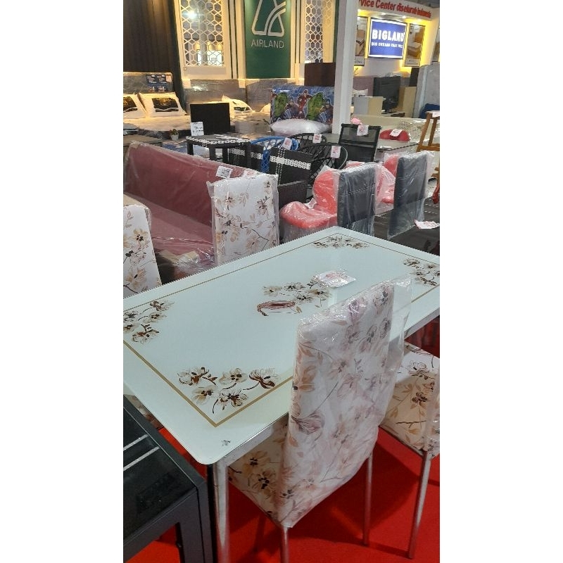Set MEJA MAKAN KACA