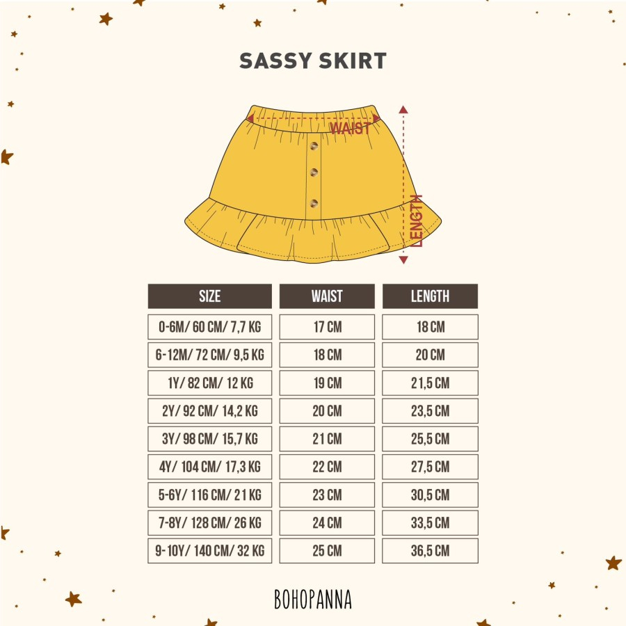 BOHOPANNA - SASSY SKIRT - Bawahan Anak Perempuan