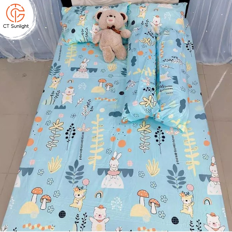 SPREI Set Katun ANTI GESER Home Industri KARAKTER / COD SPREI  120x200, 160x200, 180x200