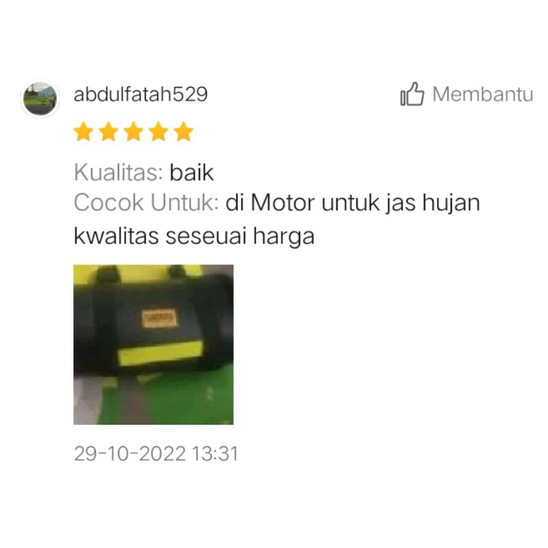 Tabung Penyimpanan Jas Hujan Tas Bagasi Tempat Mantel Di Motor Sport Laki Vixion CBR CB150R Ukuran Besar Dan Sedang