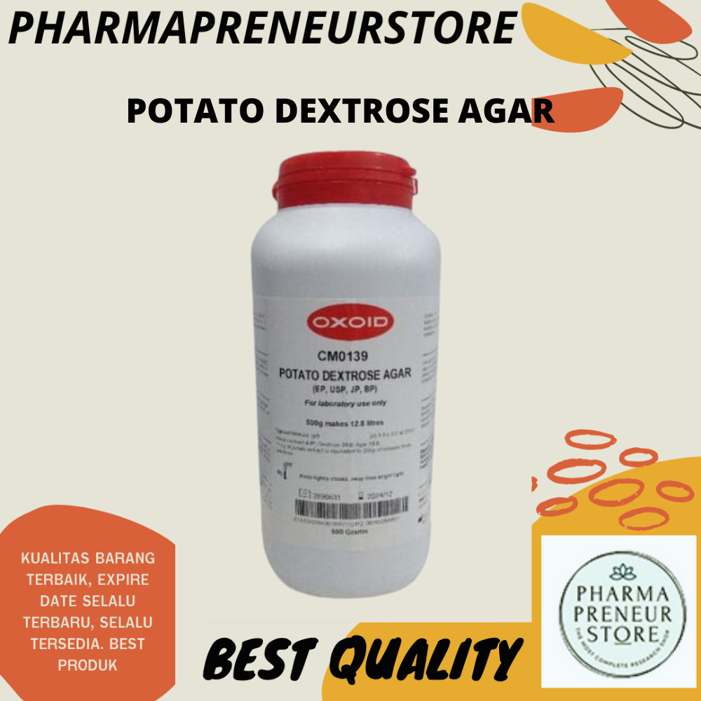 POTATO DEXTROSE AGAR 500 GRAM OXOID BEST QUALITY