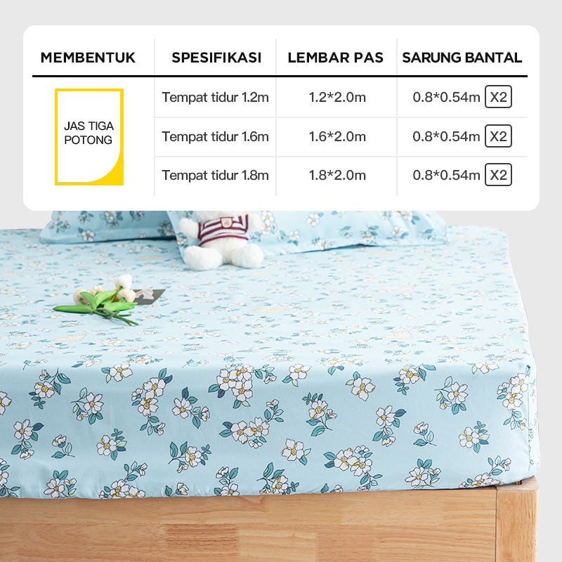 SPREI Motif Karakter Lucu Sprei Lembut Bahan Poliester Ukuran 120x200cm