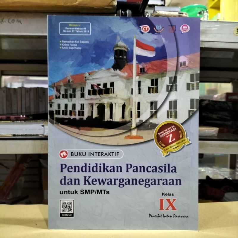 BUKU LKS PR INTERAKTIF PPKN KELAS 9,IX SMP K 13 - REVISI 2022 Intan Pariwara