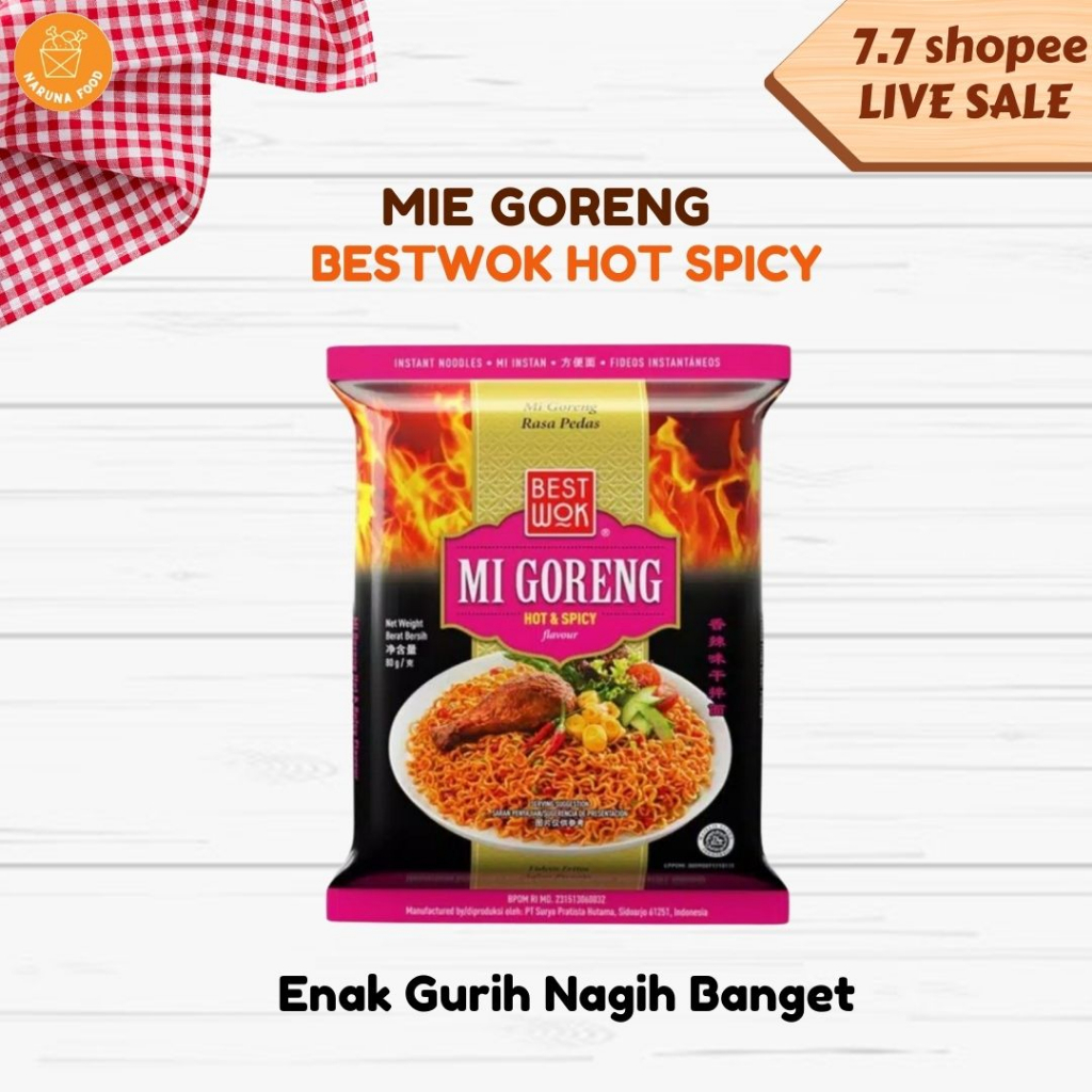 PROMO 12 12 BESTWOK MIE GORENG ORIGINAL HOT SPICY BLACKPEPPER SEAFOOD mie goreng bestwok varian lengkap enak pedas gurih nagih