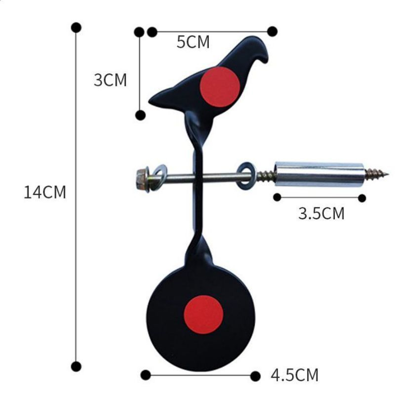 Target Tembak Logam Metal Target Papan Target Peluru Shooting Target