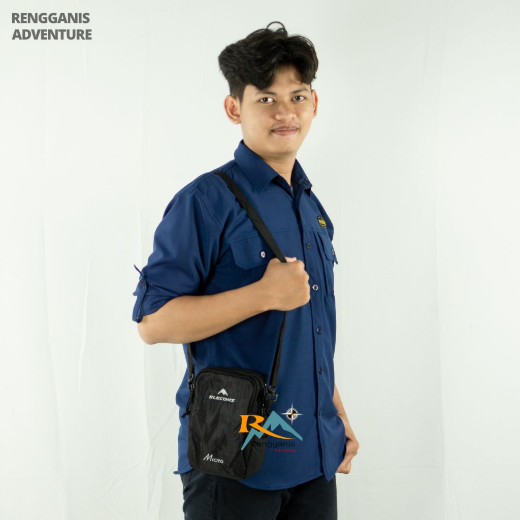 Tas Selempang Waistbag Pria Wanita BLECONS MICRO Casual Outdoor