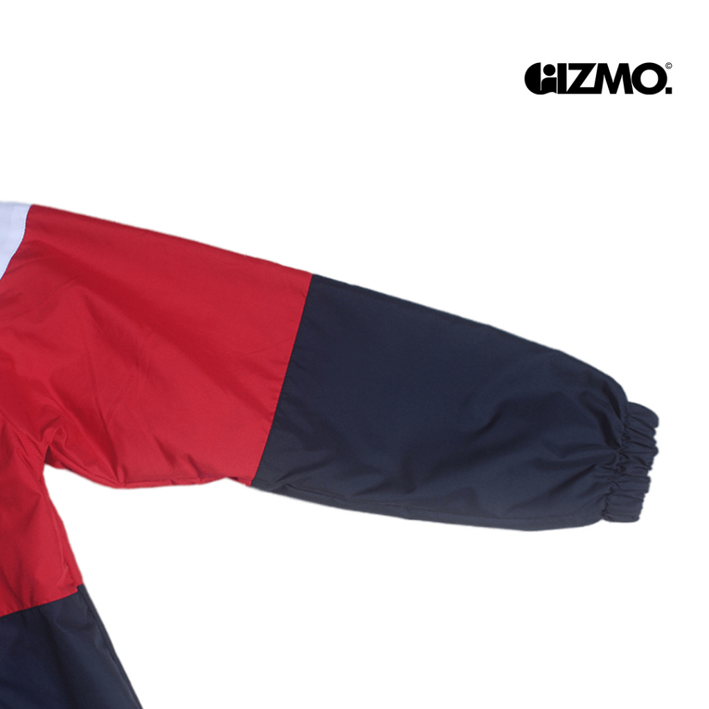 Gizmo Windbreaker Parasut jaket Outdoor Running Jacket Tahan Air Hitam Musim panas