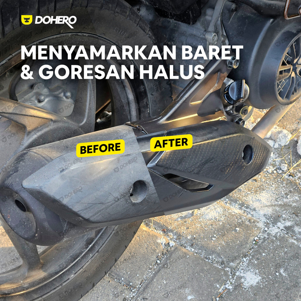 Brohero Flash - Pengkilap Dan Penghitam Body Motor Mobil