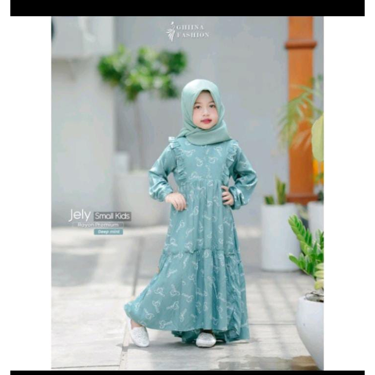 jely gamis kids by ghina fashion gamis kids gamis anak lebaran gamis kondangan gamis sekolah