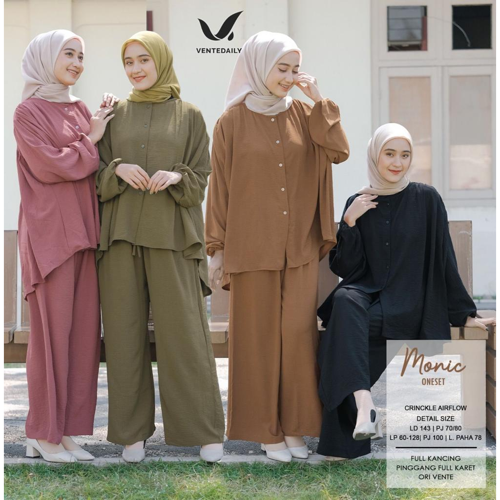 MONIC ONE SET WANITA PESTA POLOS ORIGINAL BY VENTE