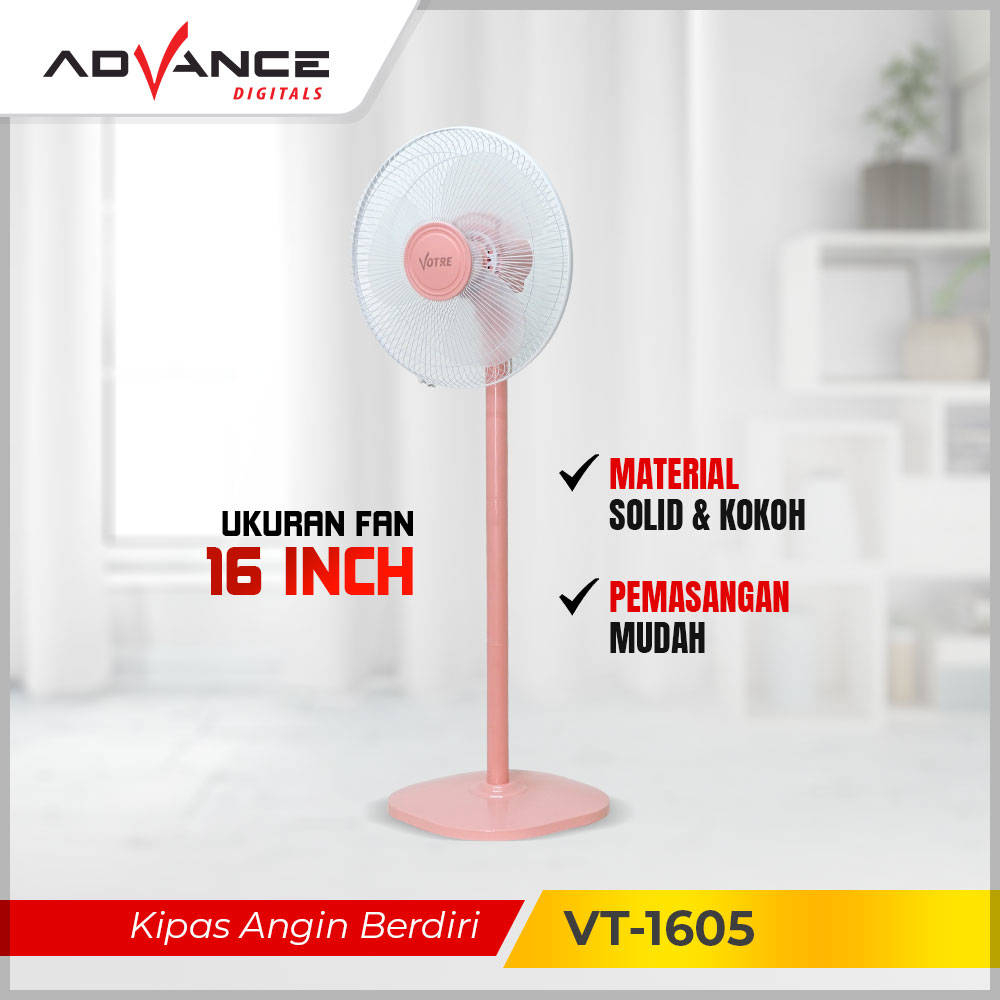 【Garansi 1 Tahun】Advance Kipas Angin Berdiri 16 Inch  Stand Fan 3 in 1 Kipas Angin