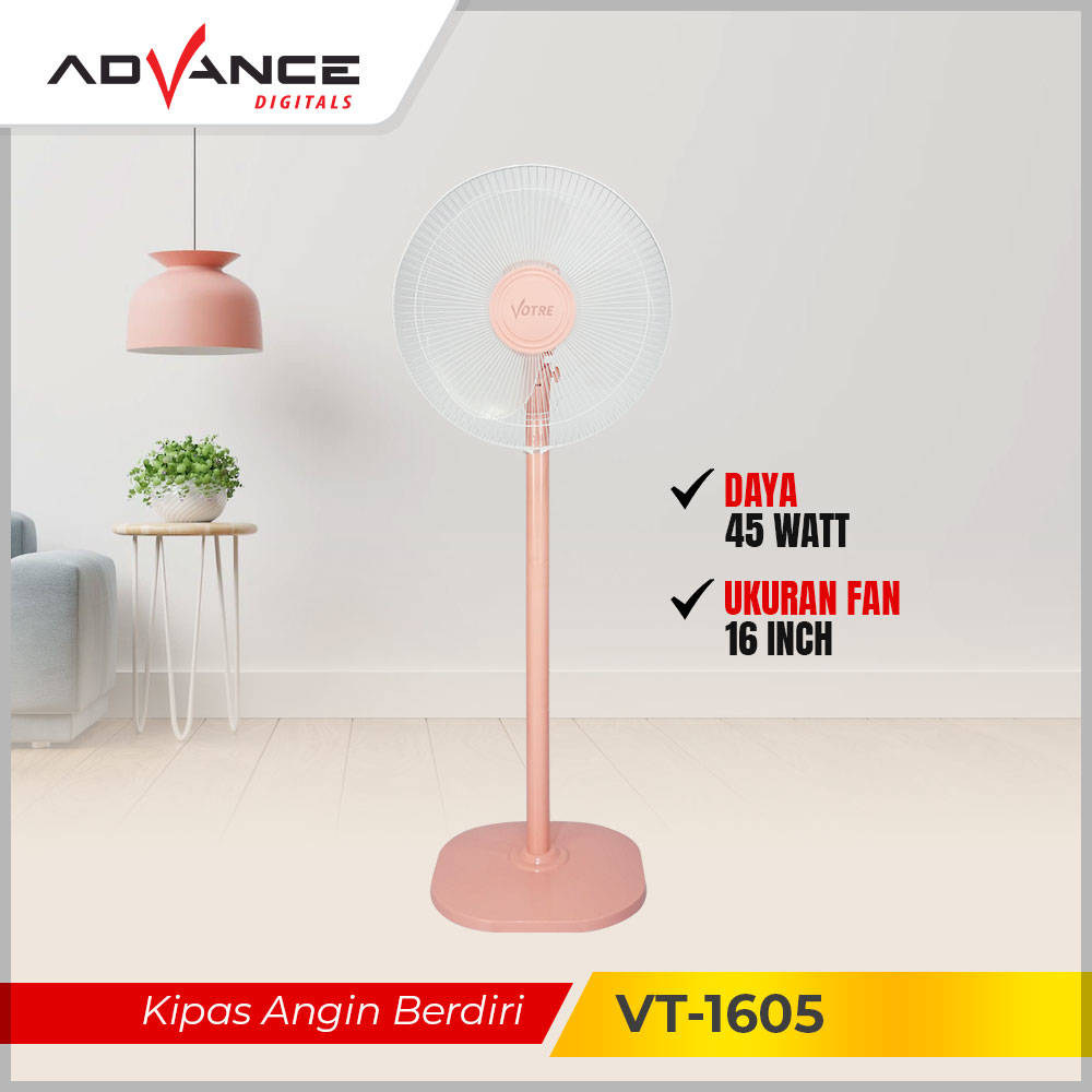 【Garansi 1 Tahun】Advance Kipas Angin Berdiri 16 Inch  Stand Fan 3 in 1 Kipas Angin