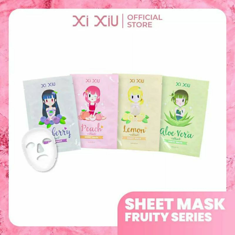 Xi XiU FACE SHEET MASK FRUITY SERIES