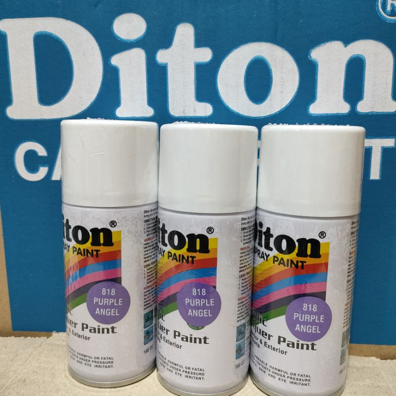 Diton 818 Purple Angel 150cc Cat Semprot Aerosol Paint Spray Motor Helm Ungu Spet 150ml Pylox Violet