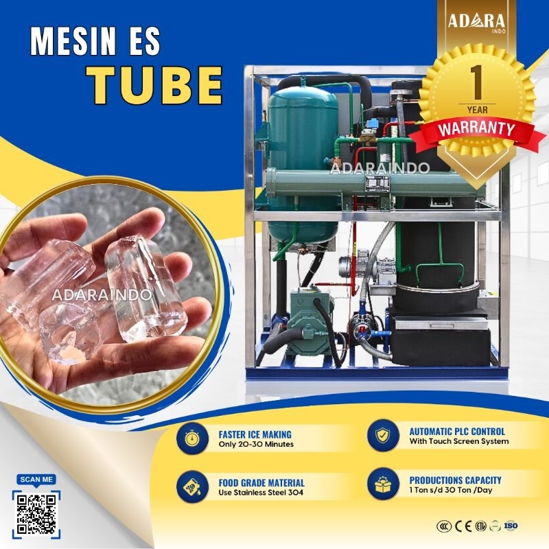 mesin es kristal 1000kg